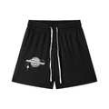 Mesh Drawstring Shorts