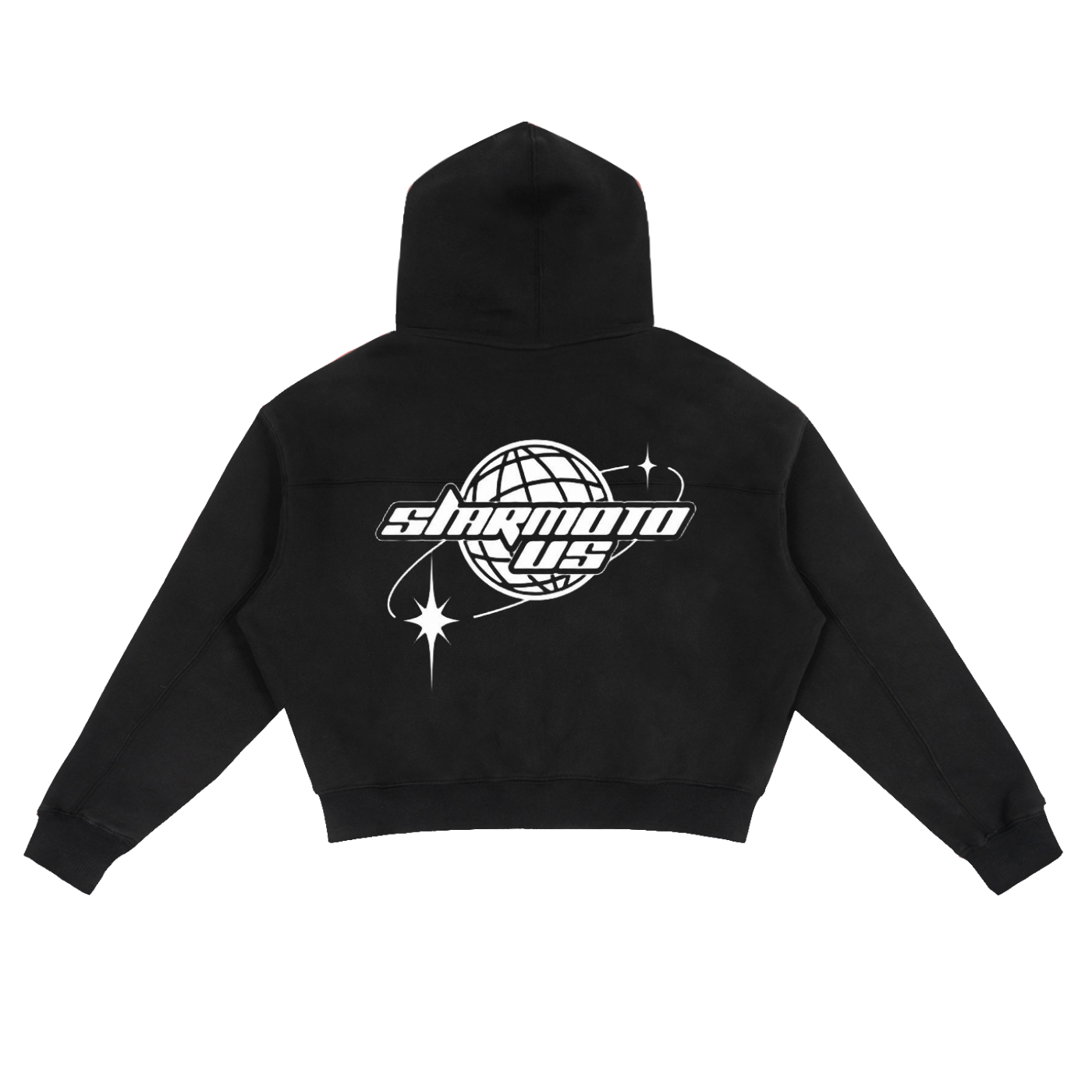 Fleece Zip-Up Boxy Hoodie