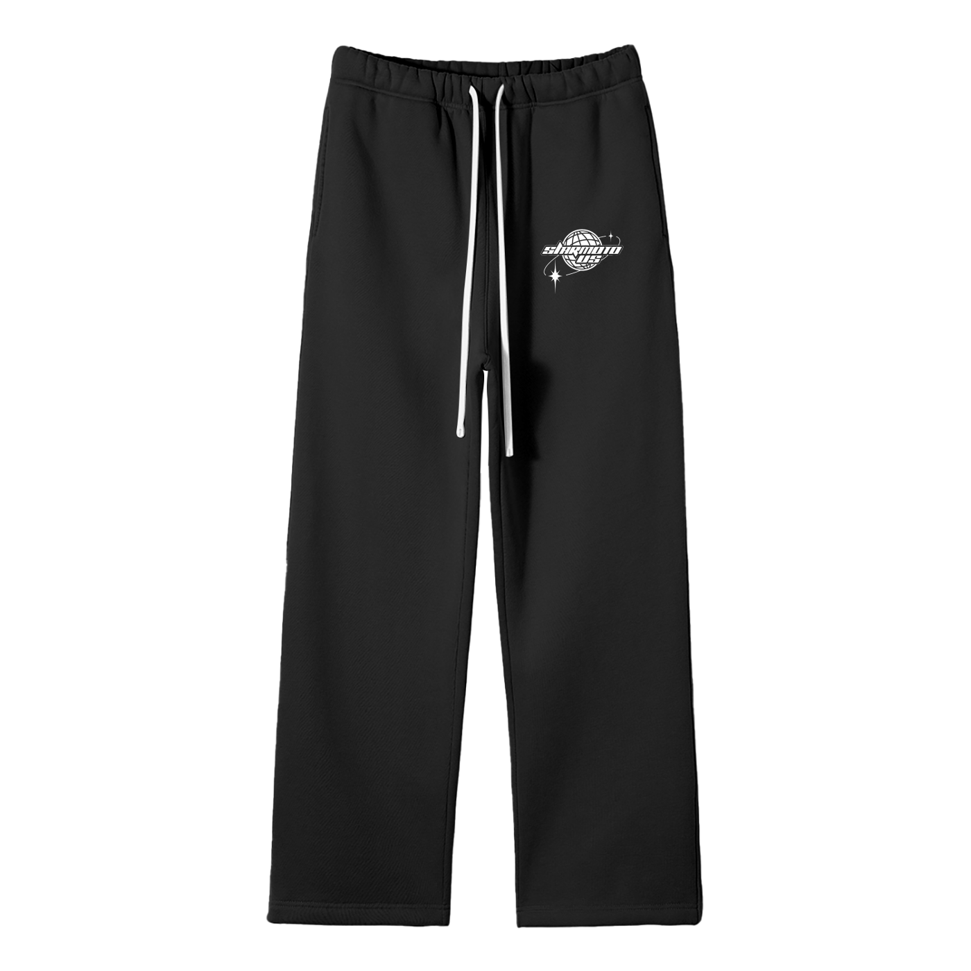 Solid Color Fleece Straight Leg Pants